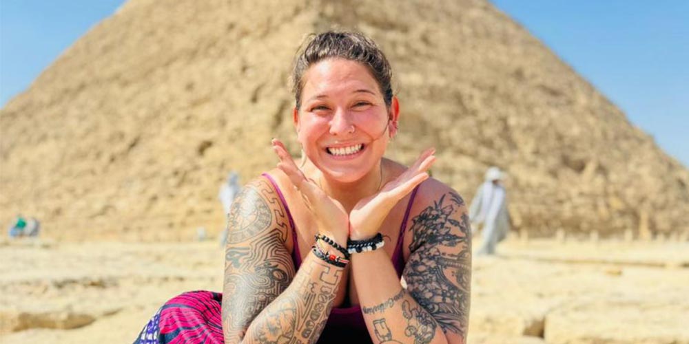 Trips in Egypt Client's at the Giza Pyramids - Trips in Egypt (3)