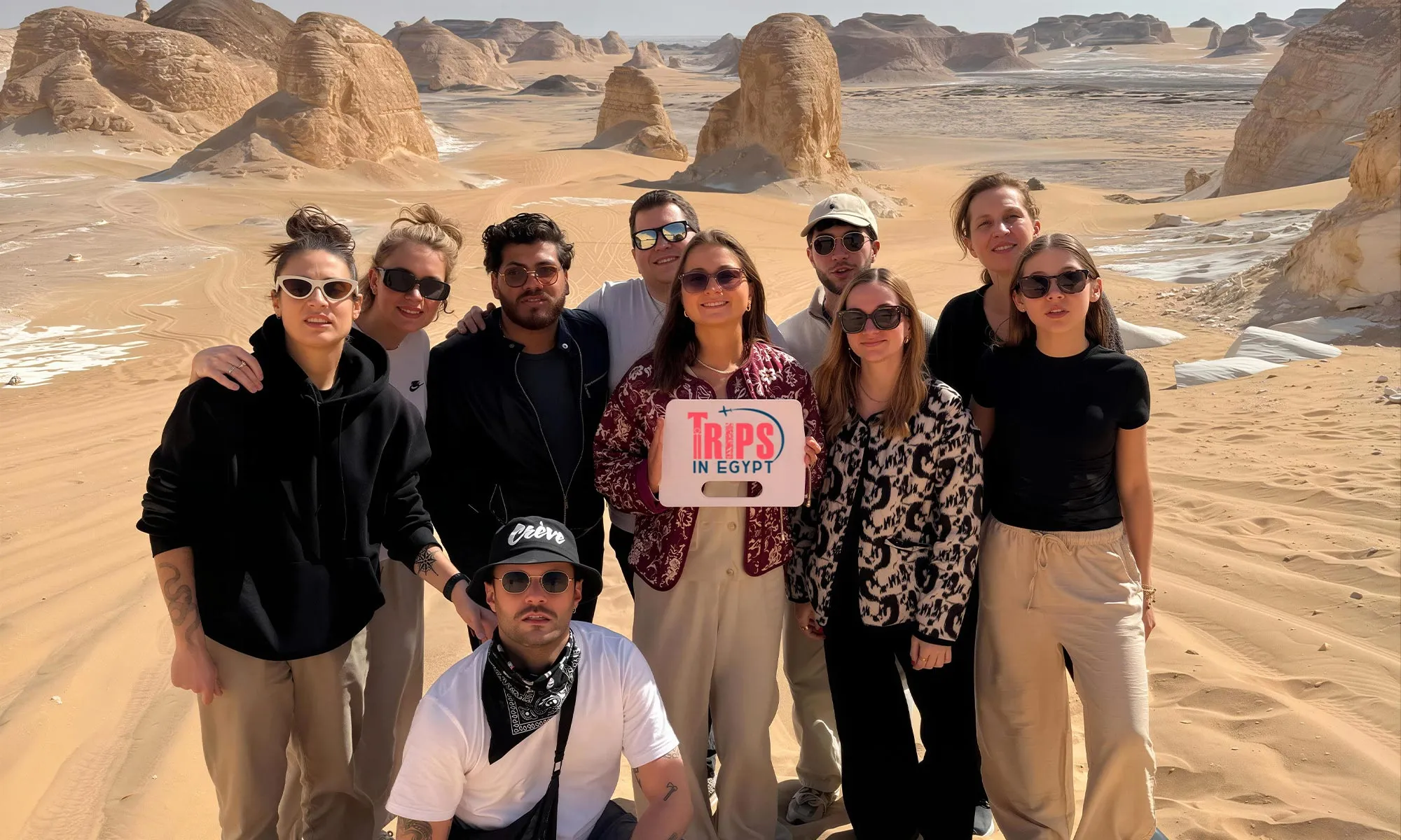 Overnight Safari Trip to Bahariya and the White Desert from Cairo