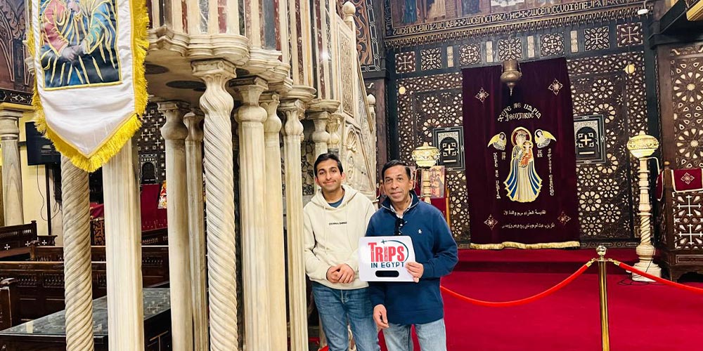 Trips in Egypt Client's at Hanging Church - Trips in Egypt