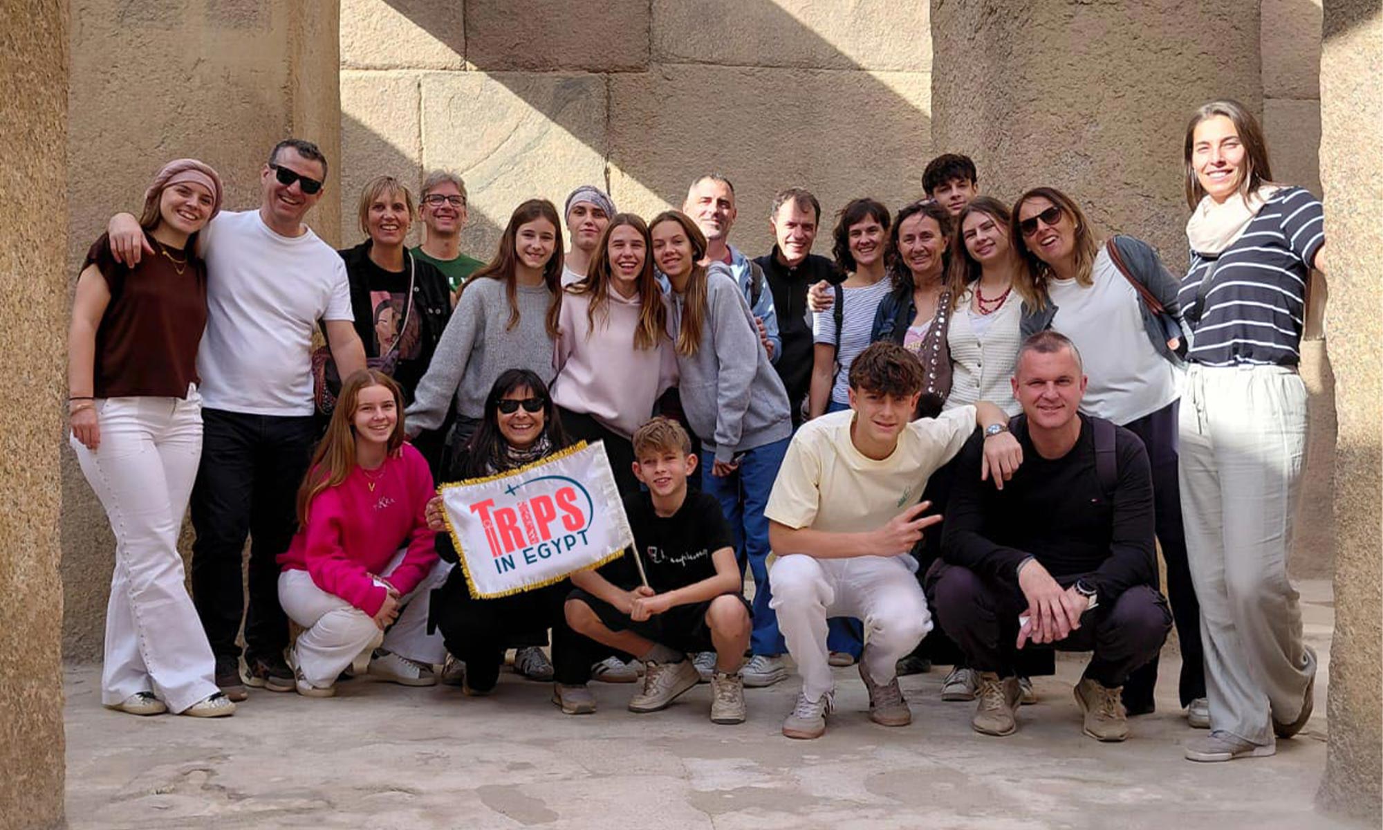 Trips in Egypt Client's at Valley Temple - Trips in Egypt