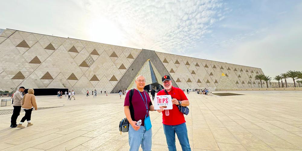 Trips in Egypt Clients at the Grand Egyptian Museum - Trips in Egypt