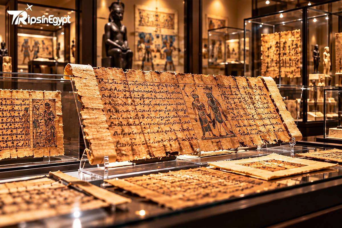 Ancient Papyri in Cairo - Trips in Egypt.webp