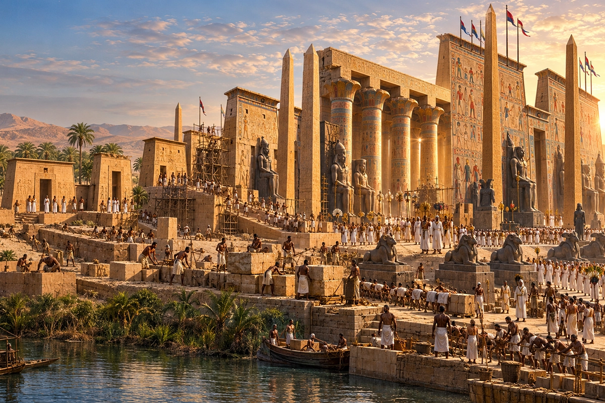 Builders of Karnak Temple - Trips in Egypt.webp
