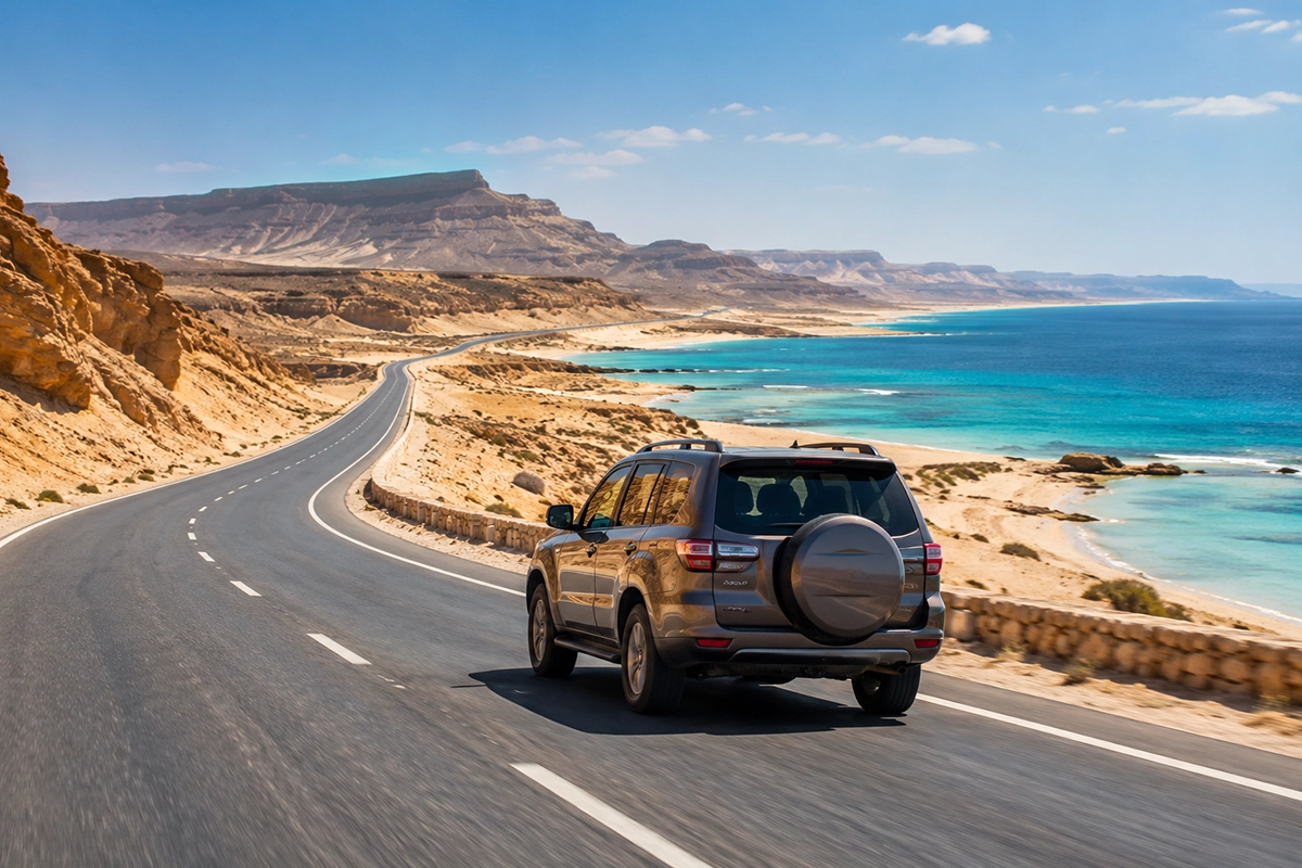 Driving or a Private Car The Coastal Road Stage by Stage - Trips in Egypt.webp