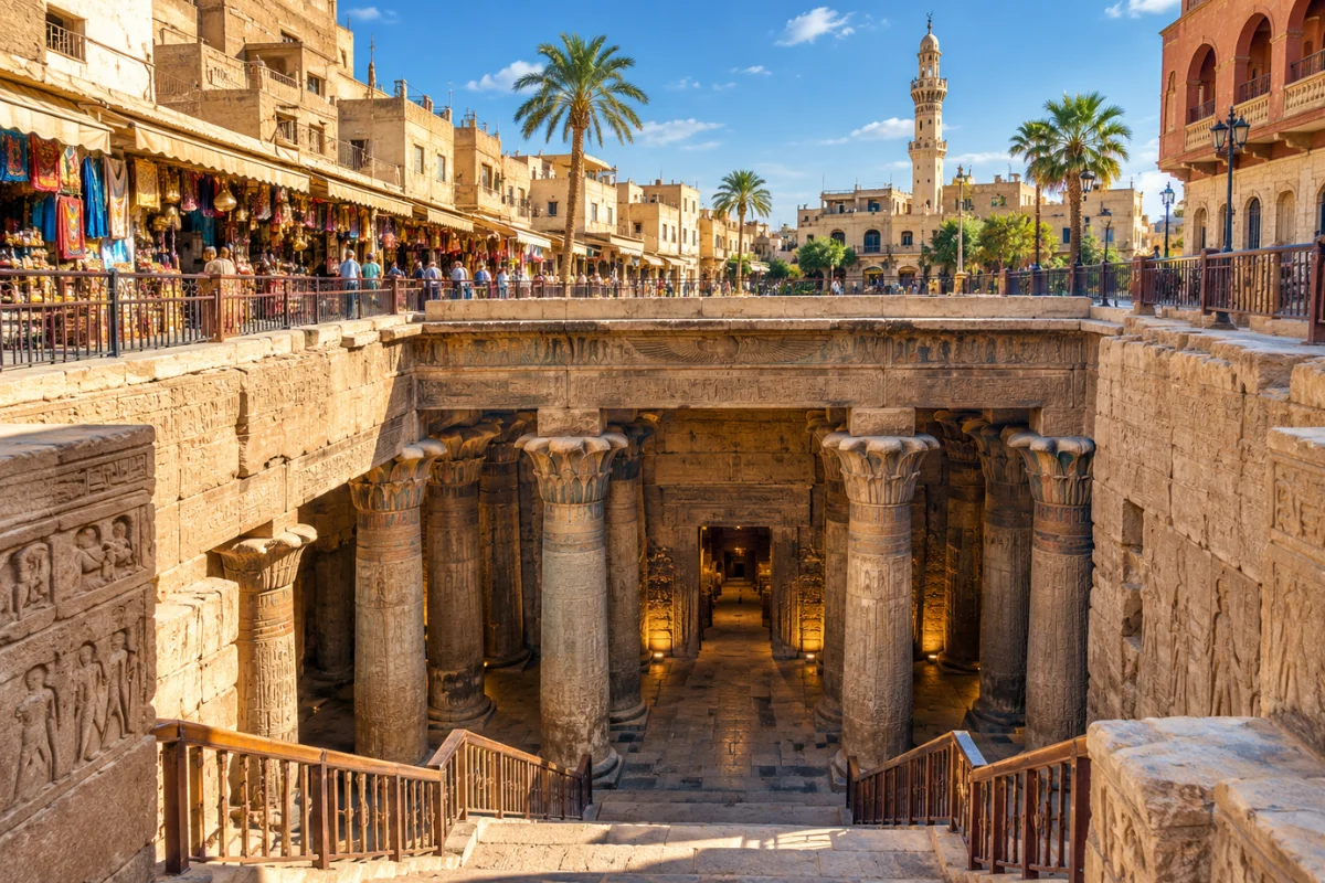 Esna Temple Below Street Level - Trips in Egypt (1).webp