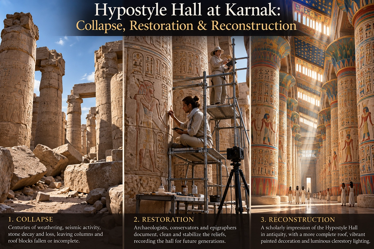Great Hypostyle Hall Collapse and Reconstruction - Trips in Egypt.webp
