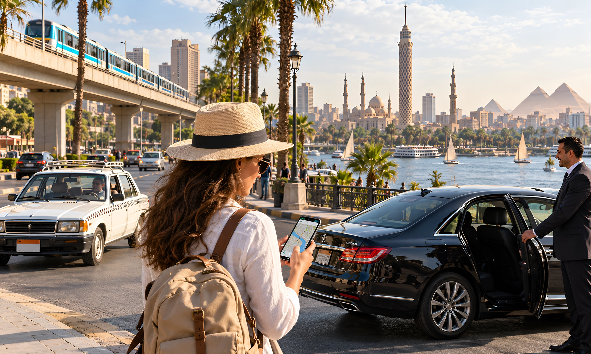 How to Get Around Cairo: Metro, Uber, Taxis & Drivers