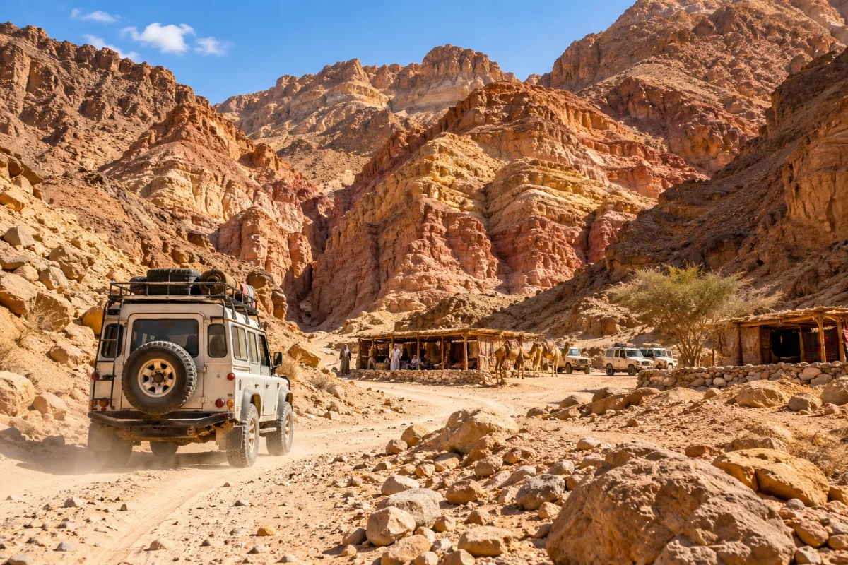 How to Reach the Colored Canyon by 4x4 in South Sinai - Trips in Egypt.webp
