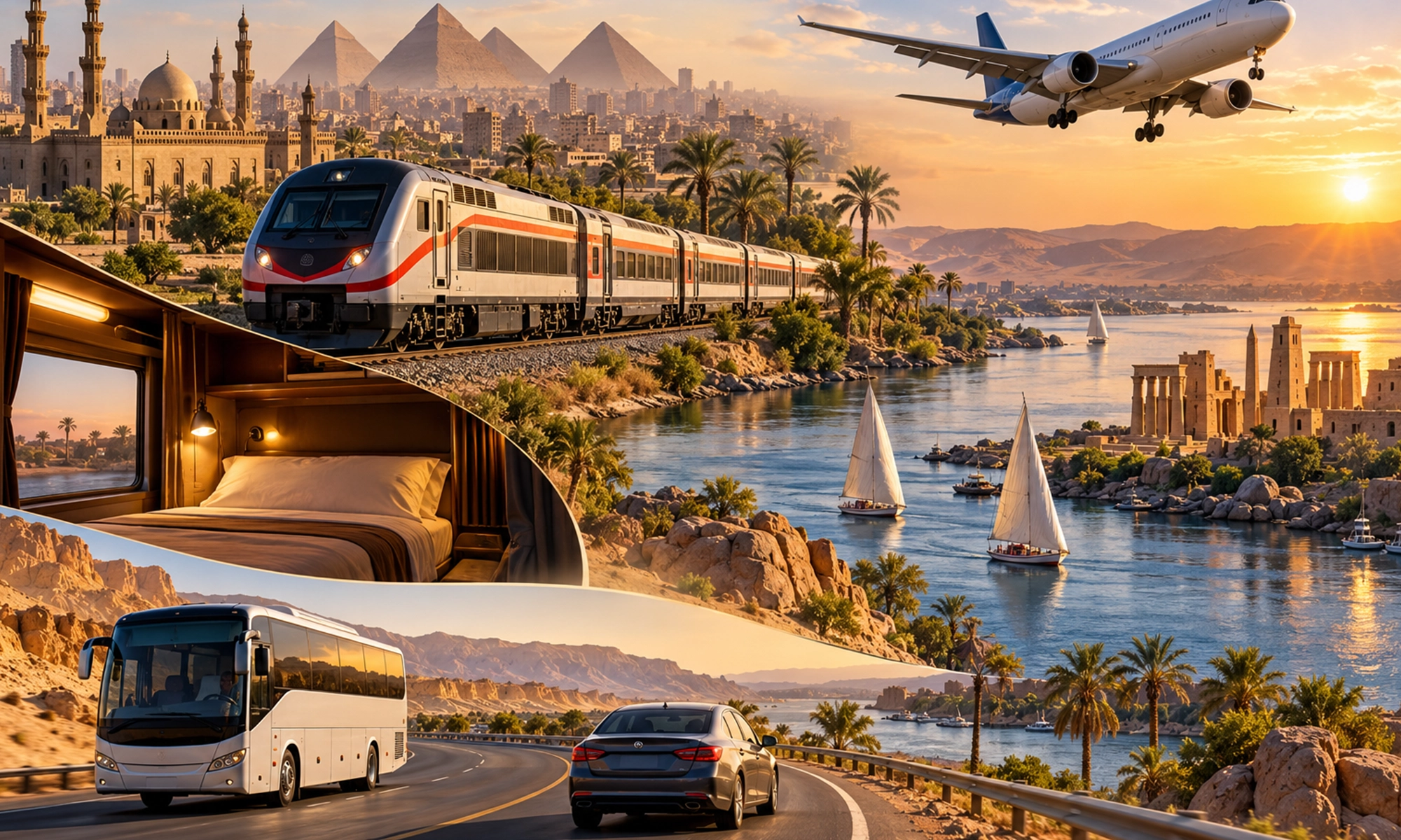 How to Travel from Cairo to Aswan By Train, Flight or Car