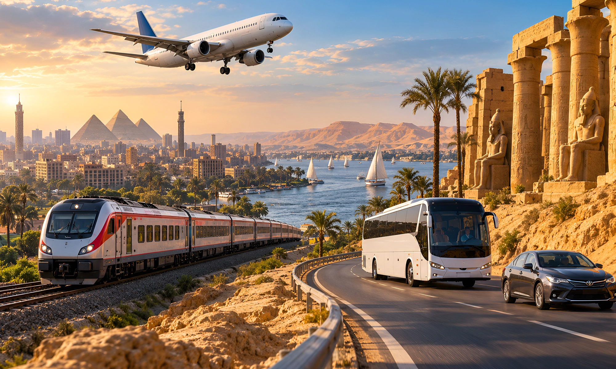How to Travel From Cairo to Luxor: Train, Flight, Bus & Car