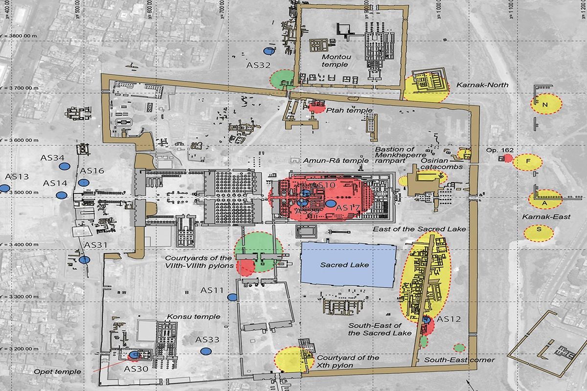 Karnak Architectural Plan - Trips in Egypt.webp
