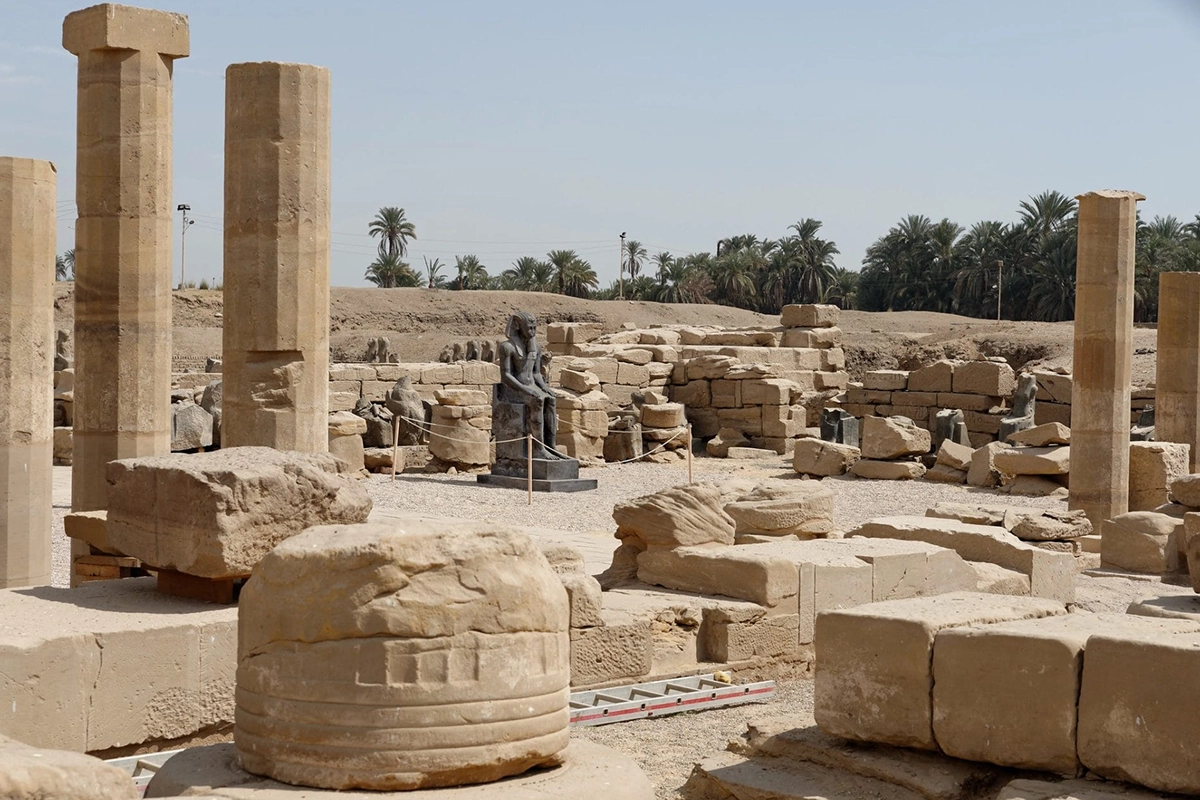 North South Axis Four Pylons Toward Mut - Trips in Egypt.webp